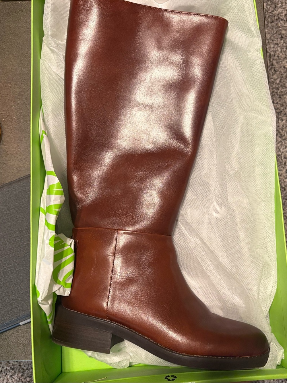 Sam Edelman Tall Leather Riding Boot - Brown